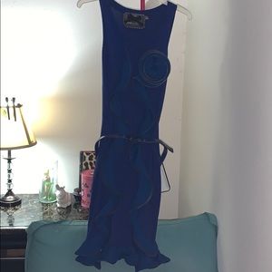 Forever 21 Belted Rose Detail Dress